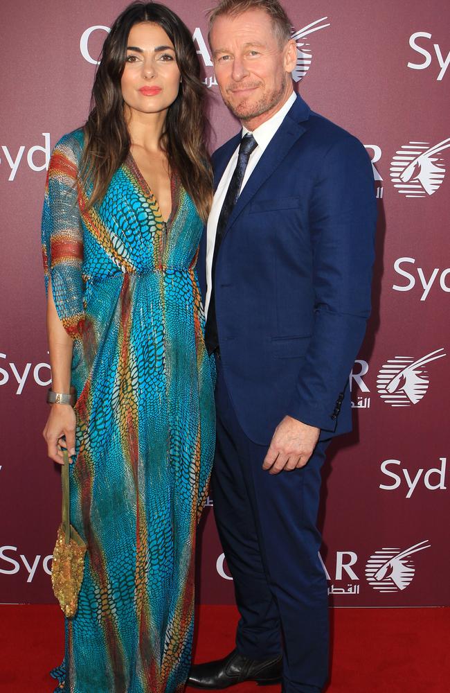 Silvia Colloca and Richard Roxburgh make for a glamorous power couple. Picture: Christian Gilles