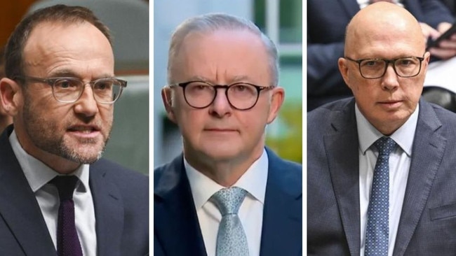 Anthony Albanese and Peter Dutton have united to condemn and politically isolate the Greens, led by Adam Bandt, ­accusing the minor party of ­exploiting the unfolding conflict in Gaza.