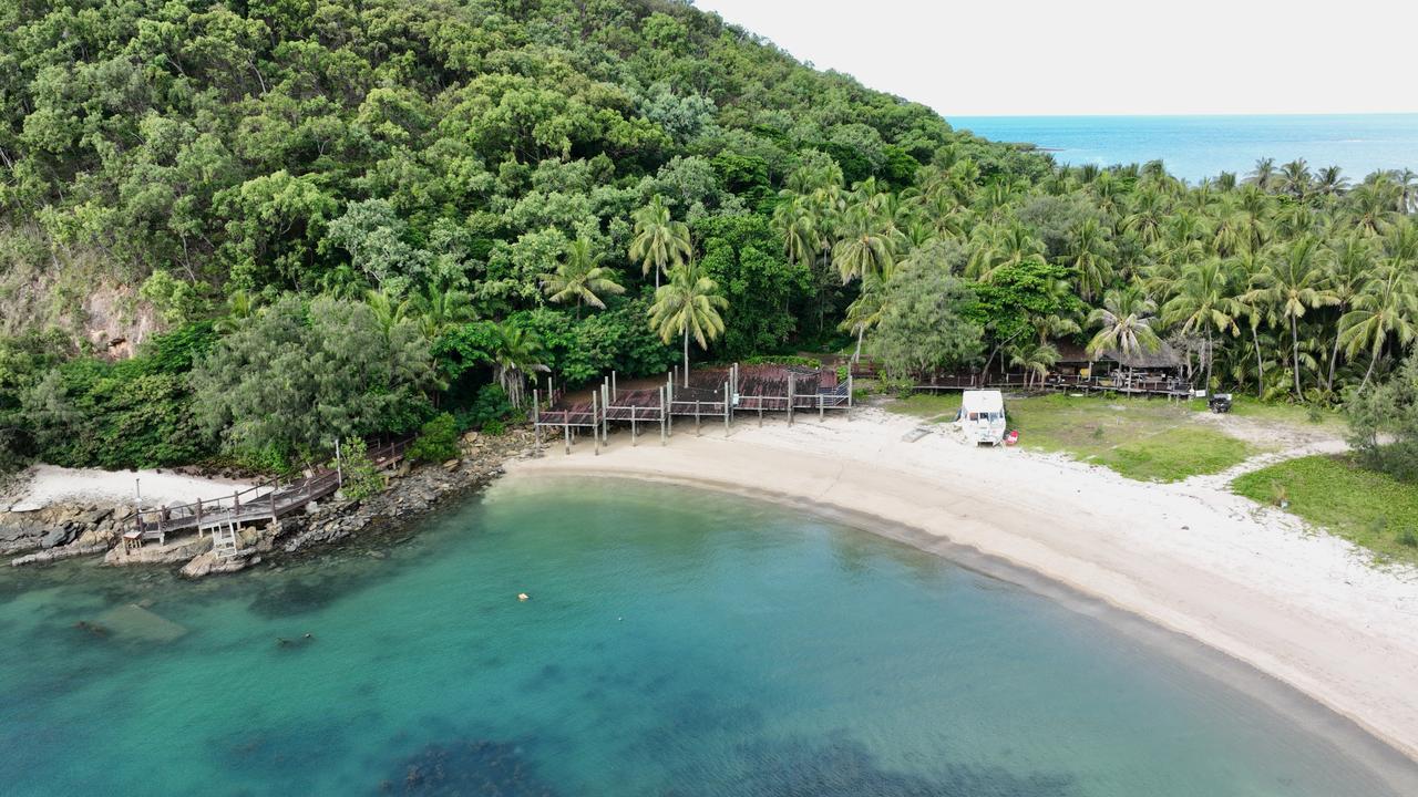 Millionaire Hong Kong businessman Benny Wu has owned Double Island Resort, off the coast of Palm Cove in Far North Queensland, since 2012. He has allowed the facilities to fall into a state of neglect and disrepair, in breach of his lease conditions set out by the Queensland Government. Picture: Brendan Radke