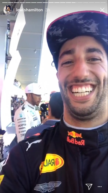 Formula 1: Daniel Ricciardo funny phone prank on Lewis Hamilton | The ...
