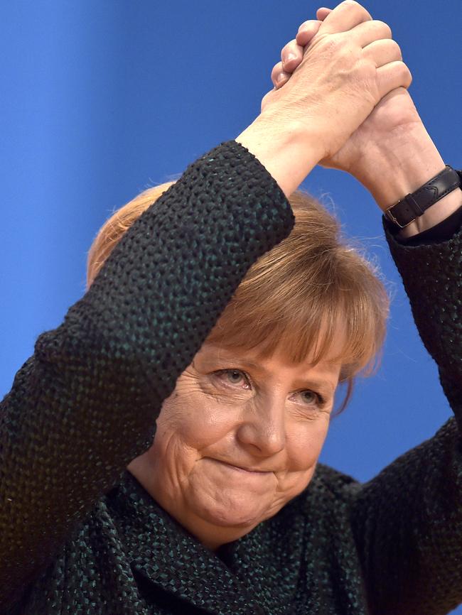 Person of the year ... German Chancellor Angela Merkel. Picture: AP