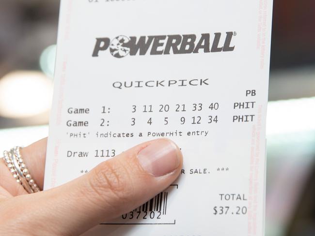 $100 million Powerball. Picture: The Lott