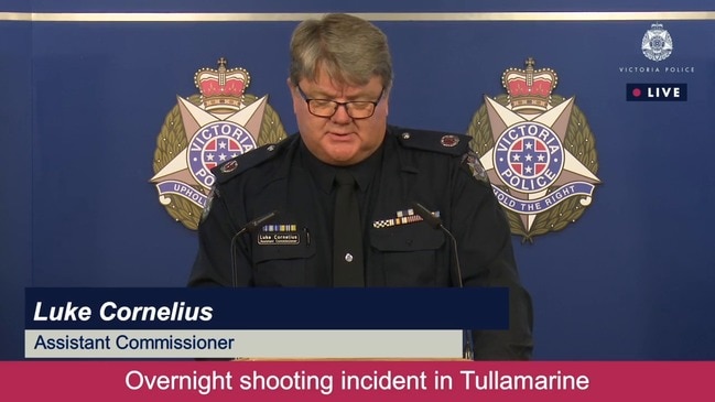 Tullamarine man shot in the shoulder after allegedly driving at police officers