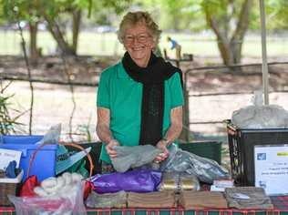 OPEN DAY: Sylvia Hyland appreciates the softness of alpaca wool at the Allyhar Alpacas open day. Picture: Brian Cassidy