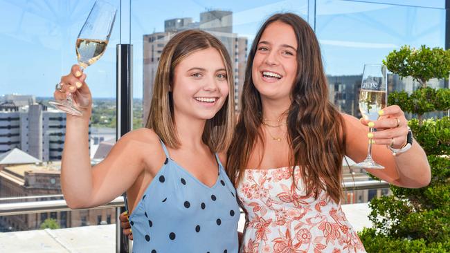 Charlotte Selley and Eliza Duncan pictured at 2KW. Picture: Brenton Edwards