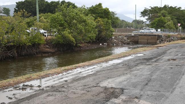 The waterway along Fearnley Street could be turned into a canal, Cairns mayor Amy Eden says. Picture: Brendan Radke.