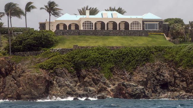 A building on Little Saint James Island, in the US Virgin Islands, owned by Jeffrey Epstein. Picture: AP