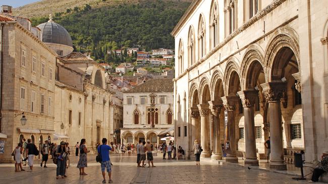 The main street of Dubrovnik Old Town is one of the city’s main tourist drawcards.