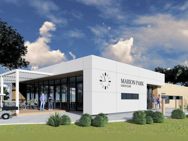 Concept images for the new $2.7m Marion Park Golf Club. Pic: INTRO