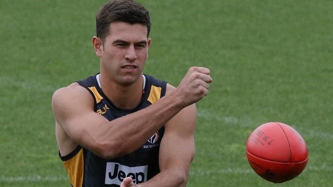 Richmond’s Jack Graham at training. Picture:Wayne Ludbey