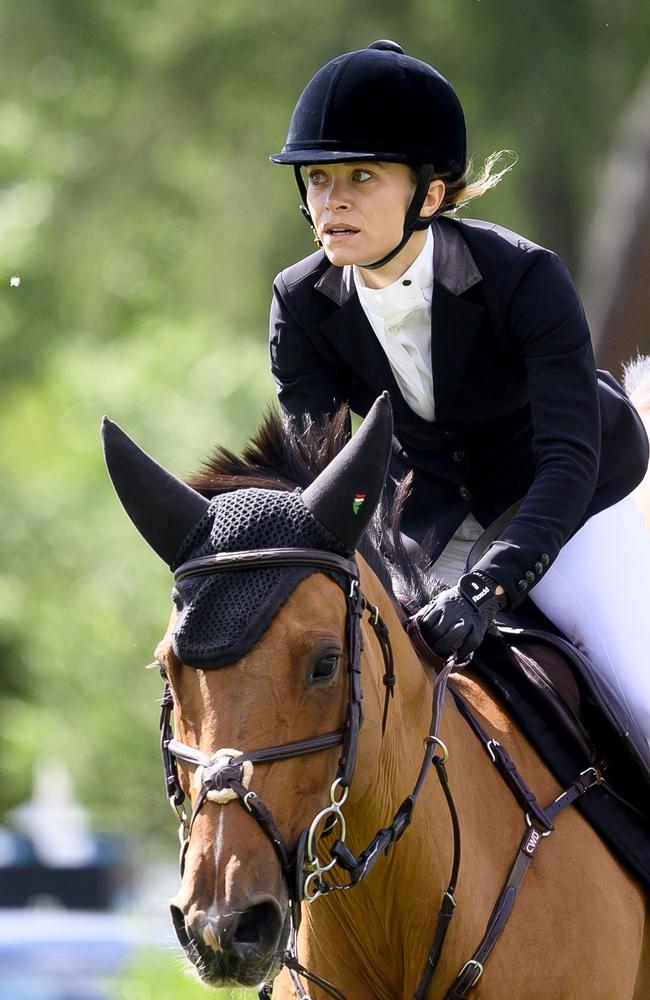 New career move? Former Full House star Mary-Kate Olsen competed in the International Global Champions Tour at Club de Campo Villa de Madrid in May. Picture: Getty Images