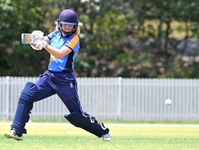 Gold Coast Dolphins batter Georgia Redmayne. Picture: John Gass