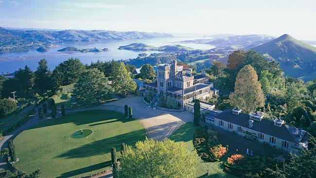 Larnach Castle in Dunedin on the Otago Peninsula.