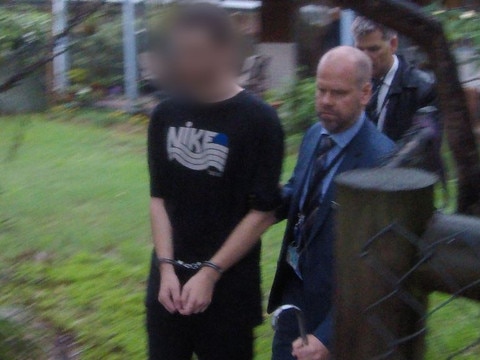Their parents were present during the search warrants. Picture: NSW Police Force