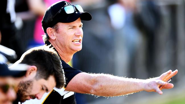 Port District coach Simon Maddern will not coach on at the Magpies. Picture: AAP/Mark Brake