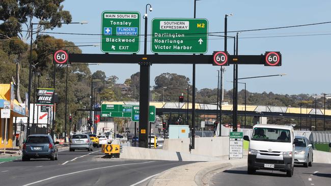 Signage at the Darlington interchange. Picture: Dean Martin