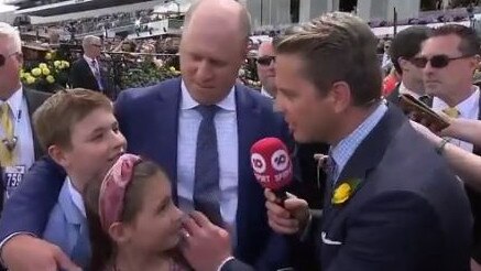 Danny O'Brien's son Thomas came up with one of the best lines of the day.