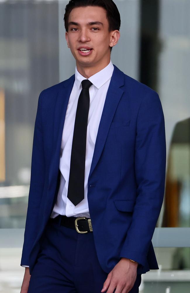 Charlie Tianma He at the Brisbane Supreme Court. Picture: NewsWire/Tertius Pickard