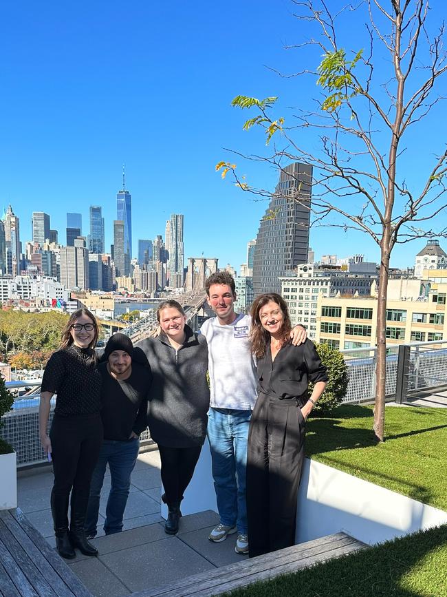 Seminal founder Ward Williams (second from right) with his team in New York. From left: Carson Wos, Marc Leader, Helen Schultz and Yulia Topichy.