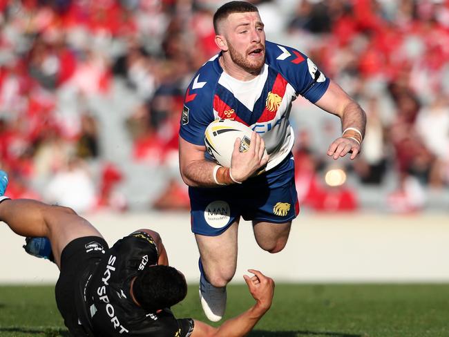 Jackson Hastings, in action for Great Britain, is a target for the Warriors. Picture: Fiona Goodall/Getty Images