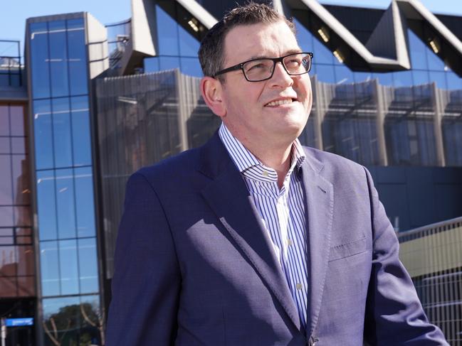 Victorian Premier Daniel Andrews unveiled the ambitious $50 billion loop plan in August. Picture: AAP