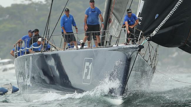 Black Jack in action during the Big Boats Challenge. Pic: Brett Costello