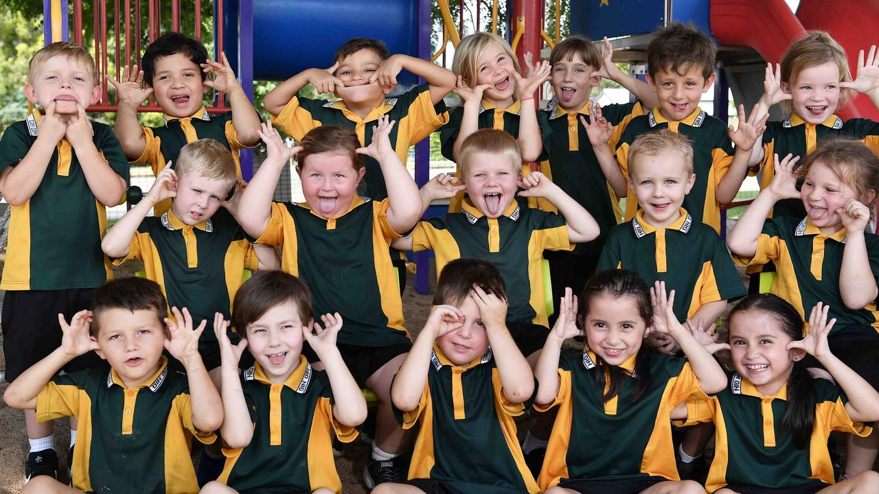 MY FIRST YEAR: Gin Gin State School Preps. Picture: Patrick Woods.