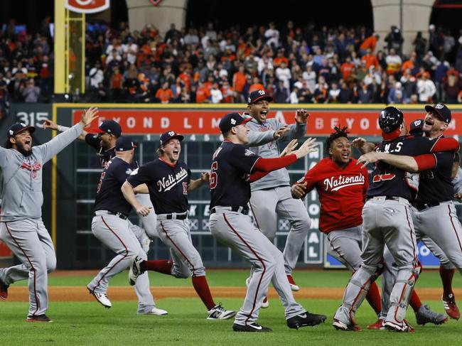 There were wild scenes in Houston.