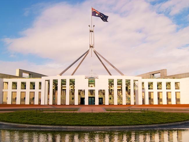 Parliament House in Canberra, Australia.