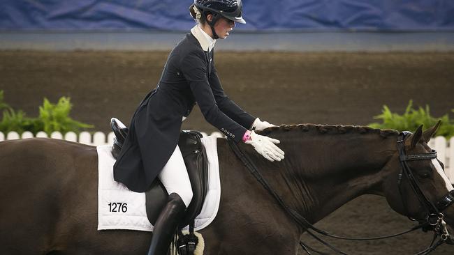 A dressage event at the Sydney Equestrian Centre. Picture: Chris McKeen