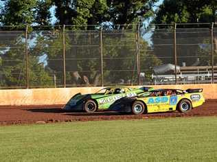 PREPARING FOR TITLES: Super Sedans racing. Picture: Madeline Grace