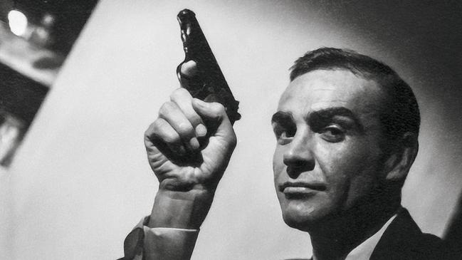 This photograph of Sean Connery as James Bond was presented to the executives at United Artists. Producers felt they could do better.