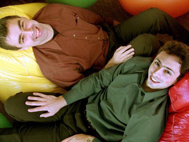 Google’s staff is overwhelmingly white and male, just like it’s co-founders. Pictured here in 2000.