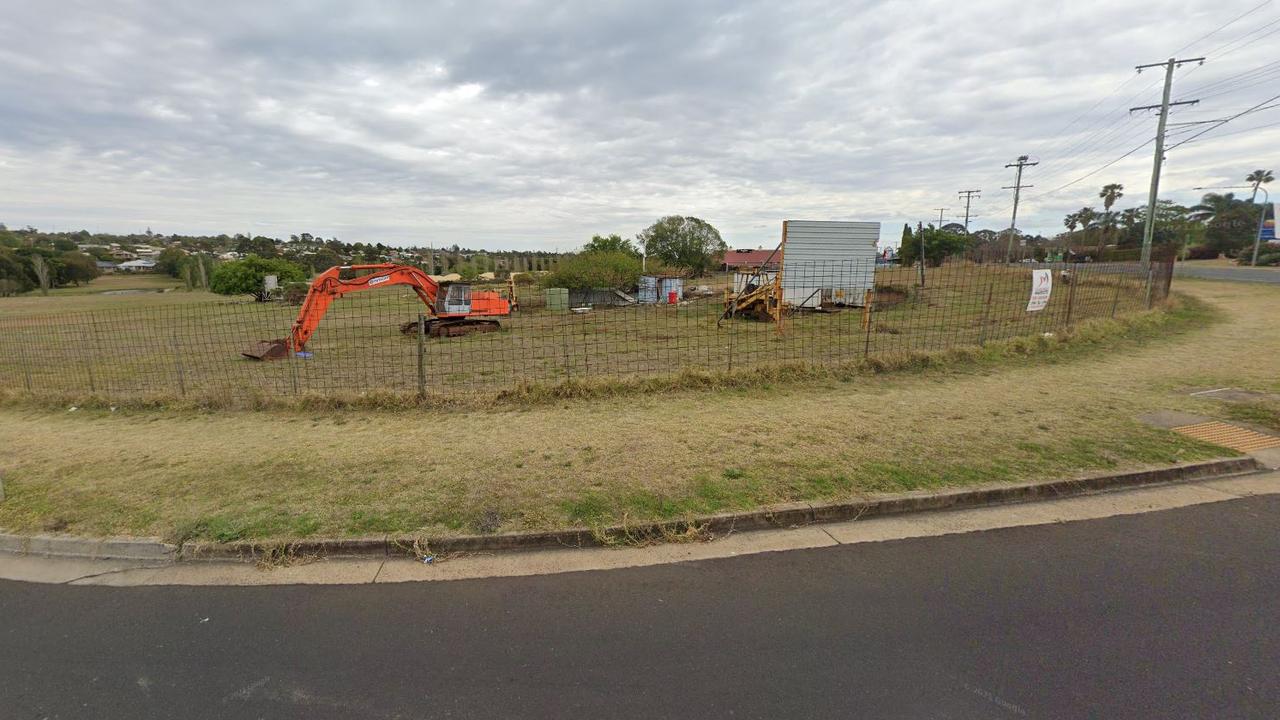 A large parcel of vacant land on the corner of Ruthven and Stenner Streets in Kearneys Spring has been listed for a potential auction due to unpaid Toowoomba council rates of $238,200.