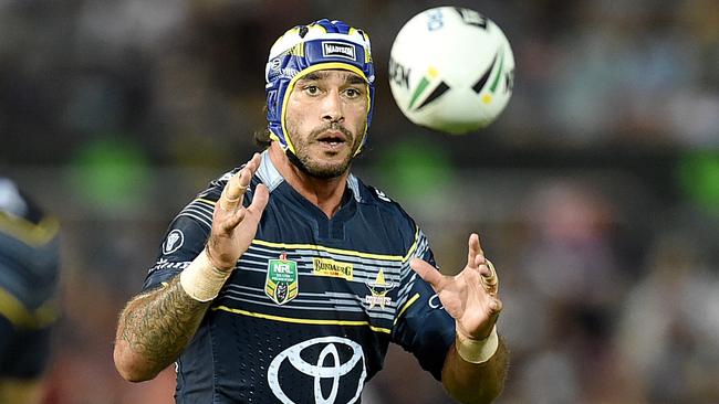 Johnathan Thurston in action for the Cowboys.