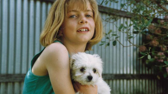 Bridget Cormack as a young girl growing up in Adelaide, where she discovered the joy of cooking with her Nana.