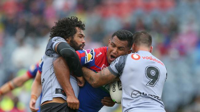 Saifiti was strong in the middle of the field. Photo by Ashley Feder/Getty Images.