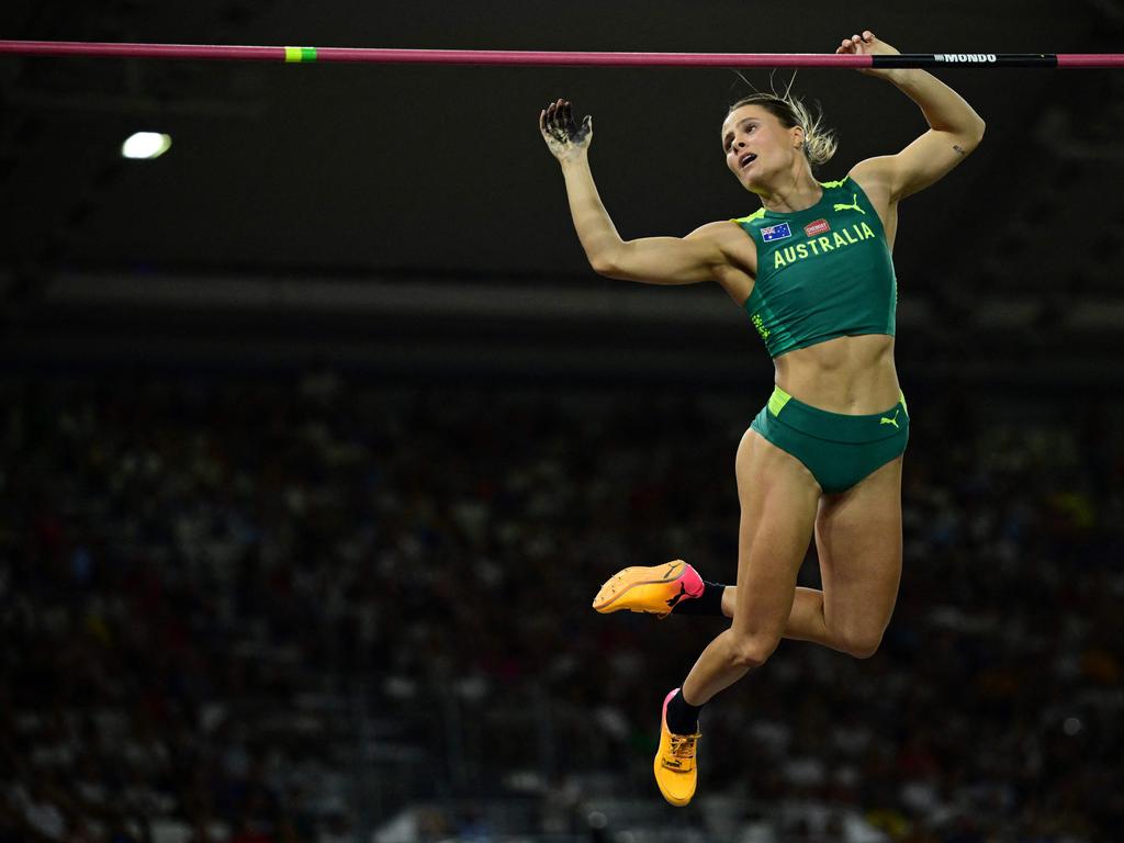 World Champion Nina Kennedy aiming high for pole vault Olympic gold ...