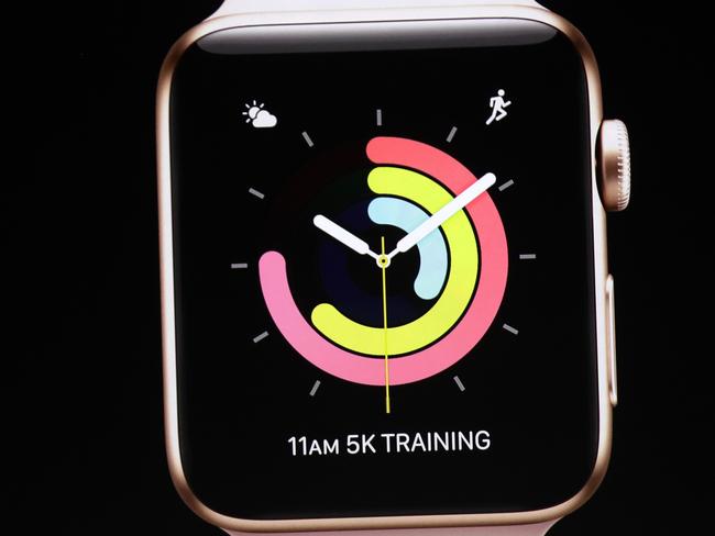 WatchOS 4 has been designed with health and fitness in mind. (AP Photo/Marcio Jose Sanchez)