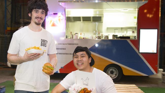 Dennis Chan and Thomas Brawley of Dirty Bird Food Truck.