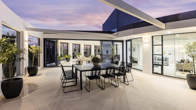 It offers plenty of space to entertain outside. Pic: supplied.