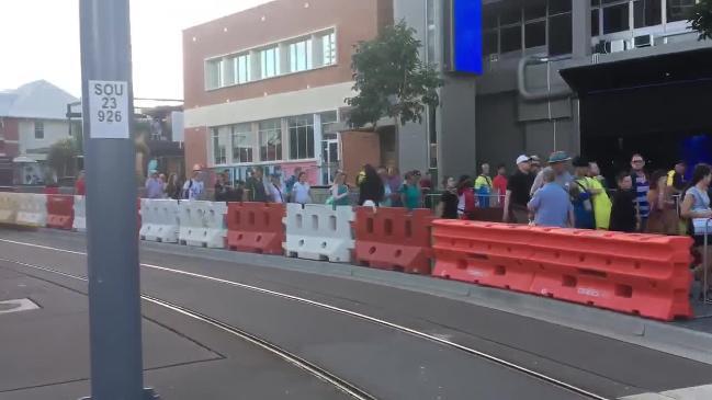 Gold Coast Light rail crowds