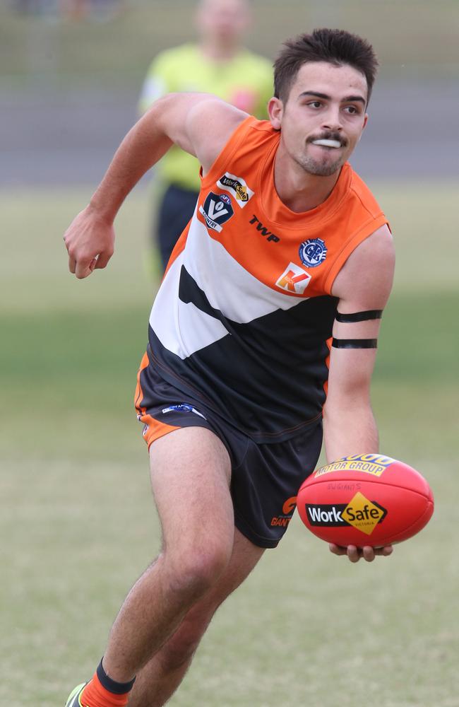 Geelong West’s Lachlan Handley. Picture: Mark Wilson