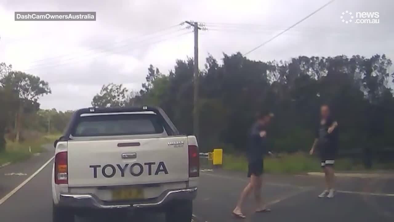 ‘Creepy’ act on NSW road