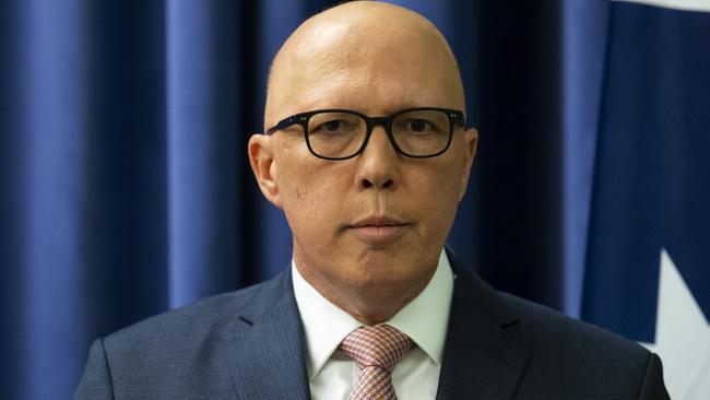 Opposition Leader Peter Dutton is popping up everywhere on the ABC. Picture: NCA NewsWire / Martin Ollman