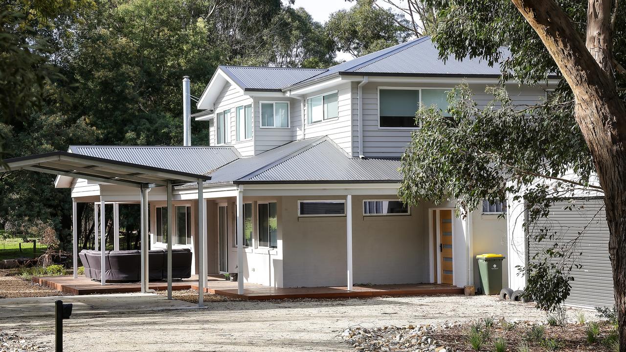 Erin Patterson’s Leongatha house, where the deadly lunch was served. Picture: Ian Currie