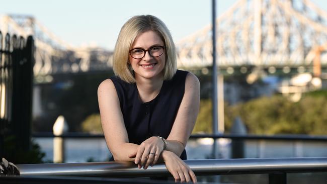 Liberal Senator Amanda Stoker has contributed to the more than $101,000 spent in Facebook Senate ads since April 10. Picture: Lyndon Mechielsen