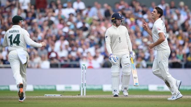 Jason Roy can’t believe what Pat Cummins has produced. Picture: Getty Images