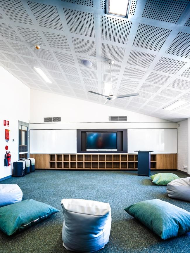 The “open plan learning environments” at Picton High School.