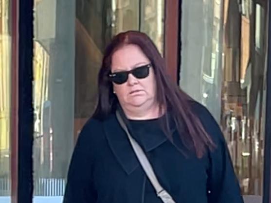 Bendigo teacher Kirsten Louise Thomas leaves the Bendigo Magistrates' Court accused of sexually assaulting a student in the 2000s. Picture: Gianni Francis